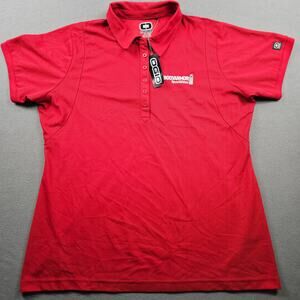 Ogio Polo Shirt Bodyarmour Sportwater Red Womens 2XL